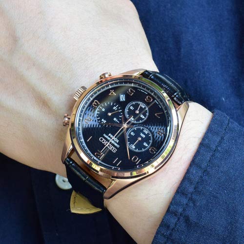 Buy Seiko Analog Black Dial Men's Watch-SSB296P1 at Amazon.in