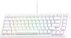 Teclado Magnético Gamer Akko TAC75 HE Branco 75% 8K Switch Akko AstroAim Linear AKKO01-00015-WH