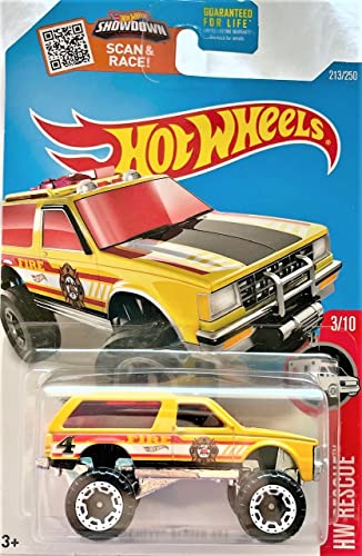 Hot Wheels Chevy Blazer 4x4 2016 Amarillo