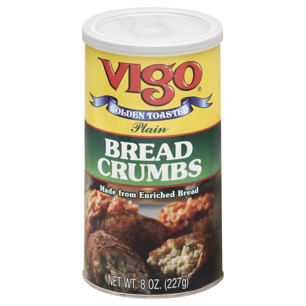 Vigo Bread Crumbs Plain, 8-ounces (Pack of12)