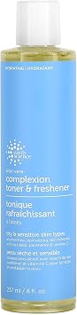 Earth Science Aloe Vera Complexion Toner & Freshener, 8 fl. oz. | Revitalizing Skin Refresher with Sea Kelp, Panthenol & Vitamin C | Dry & Sensitive Skin | Vegan, Cruelty Free