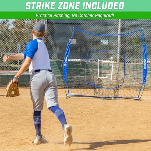 image for GoSports Team Tone 7 ft x 7 ft Baseball & Softball Practice Hitting & 