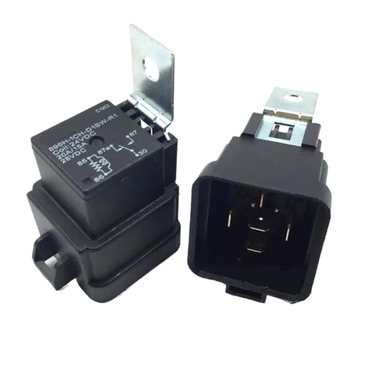 5pcs CAR Relay 896H-1CH-D1SW-R1 896H 1CH D1SW R1 896H1CHD1SWR1 24VDC DC24V 24V 5PIN 20A Relay