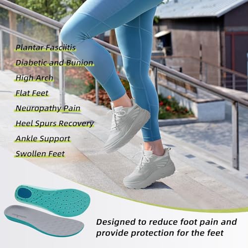 Women's Orthopedic Diabetic Wide Running Shoes: Comfortable Casual Arch Support Plantar Fasciitis Sports Sneakers, Orthotic Swollen Feet Work Tennis Walking Shoes for Ankle and Heel Pain Relief4