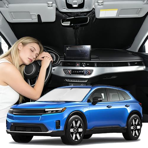 Windshield Sunshade for Honda Prologue 2024-2026 Sun Shade Car Windshield Accessories Upgrade 4 Layers Blocks UV Rays Custom Fit Prologue 240T Car Window Shades Windshield Keep Cool Foldable