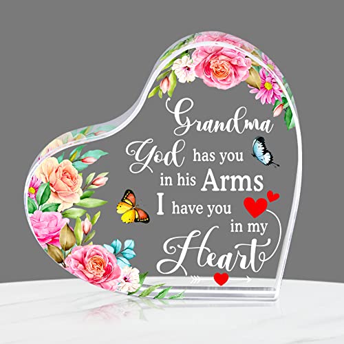 WaaHome Sympathy Keepsake and Paperweight for Loss of Grandmother, Memorial