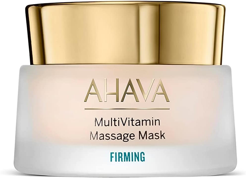 Firming MultiVitamin Massage Mask - Enhances Firmness, Luminosity & Radiance, Enriched with Antiaging Vitamin C, Pro B5, B3, D & Exclusive Osmoter, Blend of Dead Sea Minerals, 1.7 Fl.Oz