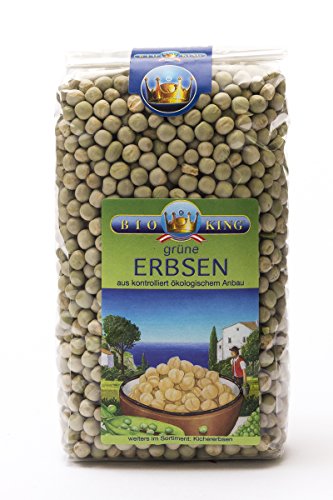 BioKing 4x 500g Bio ERBSEN grün, ungeschält (EUR 2,90 / Pkg.) Cover