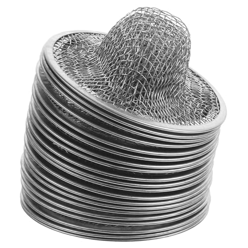 Coladores de acero inoxidable para fregadero 40 piezas miniatura 2