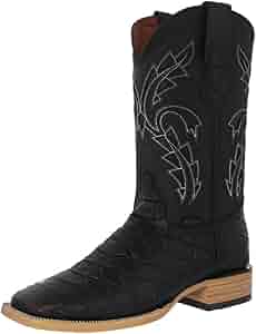 Amazon.com | Texas Legacy Mens Black Cowboy Boots Anaconda