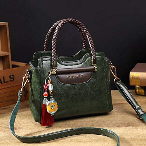 ZXC Baggage Girls 2019 New Retro Square Bag, Hand Bill Shoulder Bag, Euro-American Fashion Girls Bag, Slant Bag