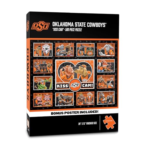 Image of YouTheFan NCAA Oklahoma State Cowboys inchKiss Cam inch 500 Puzzle