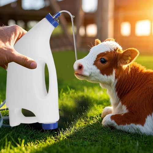 Alimentador de leche de ternero con tubo para evitar deshidratación 3