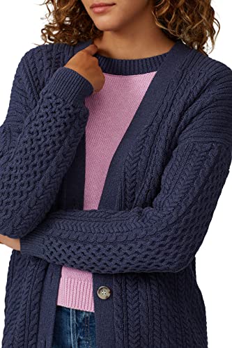 Image of 525 America Rent The Runway Pre-Loved Blue Cable Cardigan