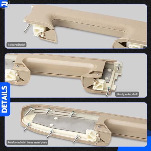 22818467 Front Left Driver Side Armrest Repair Kit Fit for Chevy Silverado 1500 2500HD 3500HD 2010-2014 For GMC Sierra 1500 2500 HD 3500 HD 2010-2014 Door Panel with Release Handle Below Armrest - Tan by RHAOCZIYAUTO - Used condition - Image 8