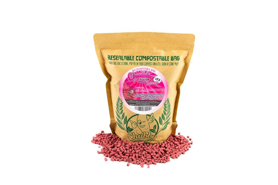 1Kg Chubby Berry Suet Pellets Wild Bird Food For Garden Birds — image 1