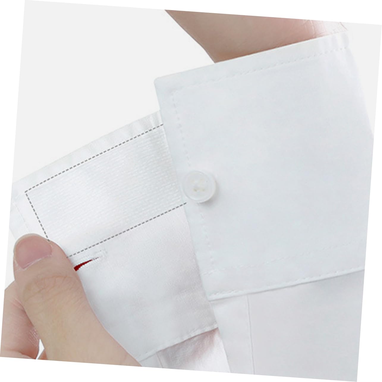 1 Roll Invisible Collar Sweat Absorption Stickers Self Adhesive Pads for Shirts Hats Comfortable Breathable Design Random Color for Men Women Random Color