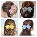SIQUK 10 Pcs Glitter Hair Bows with a Storage Bag