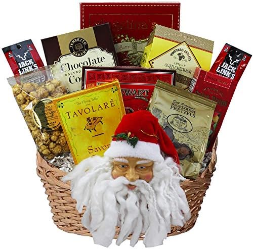Santa's Favorite Snacks and Treats Christmas Holiday Gift Basket