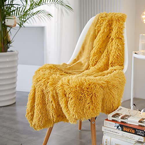 JOSATINA HOME Fluffy Dog Blanket 30x40 Inches, Soft and Washable Faux Fur Fuzzy Pet Blankets for Dogs & Cats, Reversible… - Image 3