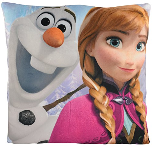 Reviews de Olaf cara para comprar online. 34 Cojín 'Frozen' de doble cara: Anna y Olaf 40 x 40 cm