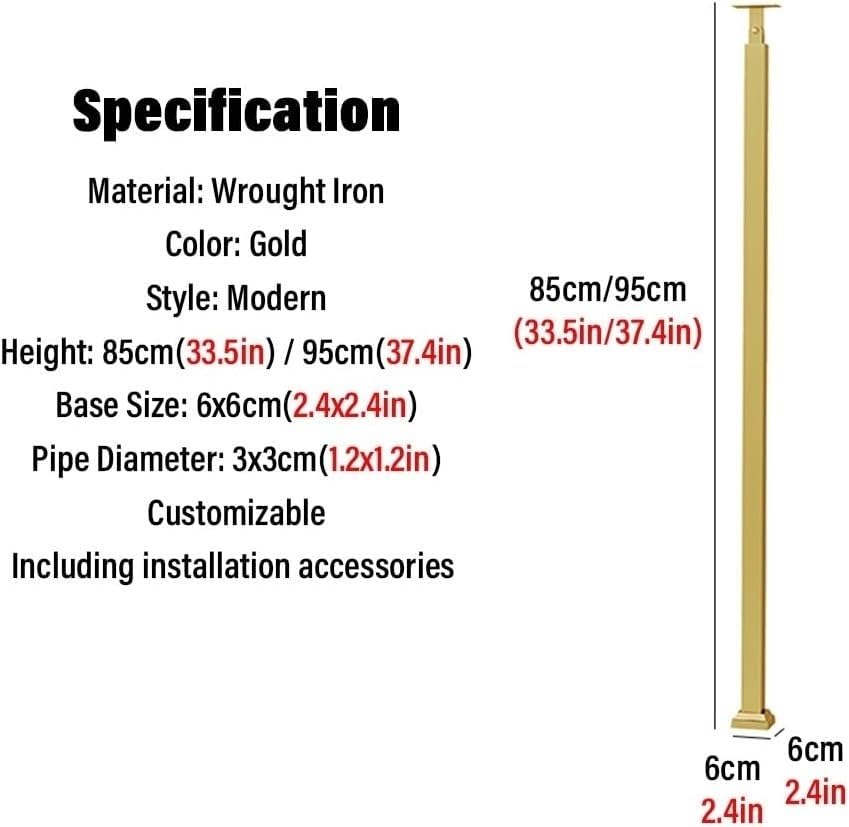 Balaustres metálicos para escaleras de diseño arquitectónico premium 5