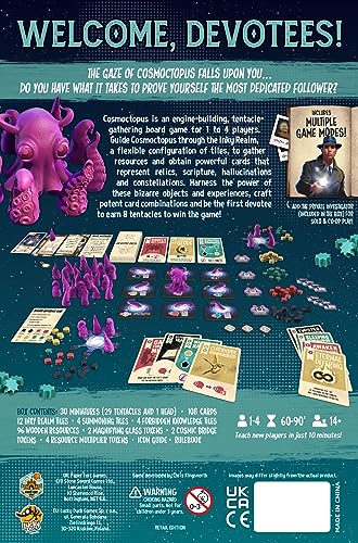 Cosmoctopus Board Game, estrategia para 1-4 jugadores miniatura 3