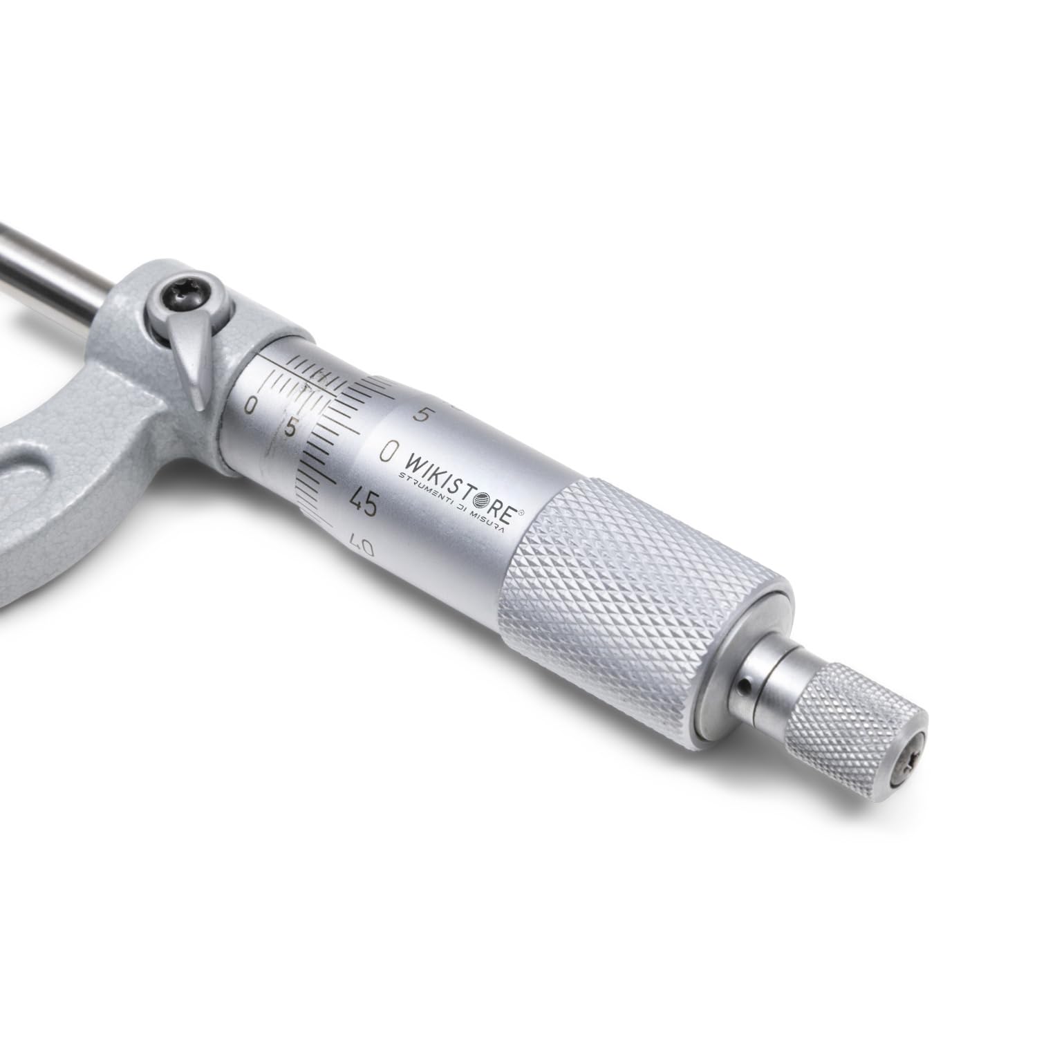 MICROMETRE PROFESSIONNEL 25-50 mm, Micromètre Centésimal, Précision Industrielle avec Arceau en Alliage Léger, Système d'Embrayage et Levier de Verrouillage, Outil de Travail Précis