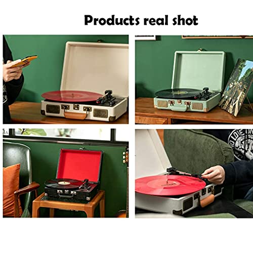 FBITE Tourne-Disque phonographe, Platine Vinyle Portable Vintage avec récepteur Bluetooth et Haut-parleurs intégrés - Les Beatles, Paul McCartney, John Lennon, RIngo Starr, George Harrison FBITE Tourne-Disque phonographe, Platine Vinyle Portable Vintage avec récepteur Bluetooth et Haut-parleurs intégrés – Image 4