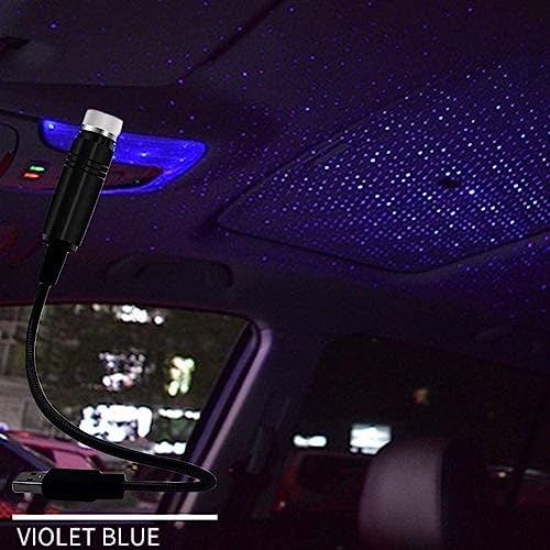 Image of 4 Pcs Red Mini Led Projection Lamp Star Night,USB Car Roof Star Projector Night Light,Led Projection Lamp,Mini Led Projection Lamp Star Night Wall Lights