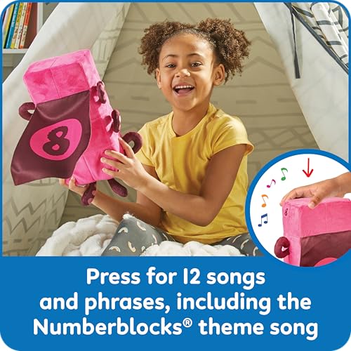 hand2mind Numberblocks Sing-Along Superhero Octoblock Plush, Music Toys, Numbers for Toddlers, Preschool Math Learning Toys, Light Up Stuffed Animal Plushies, Counting Blocks, Kids Birthday Gifts by hand2mind - Image 3