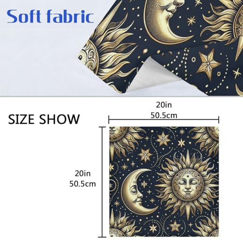 Servilletas de Tela Boho Multicolor Set de 6 20x20 pulgadas miniatura 6