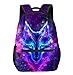 Wolf Galaxy Sky Kids Backpack, Daypack Bag for Men Women Boys Girls School Travel One Size