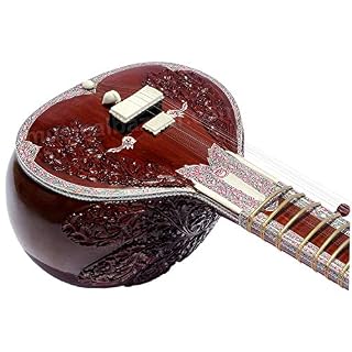 Les Comédies musicales Paon sitar – Ravi Shankar Style – Angur Patta Motif – Bulk/vente en gros également disponible à - Les Beatles, Paul McCartney, John Lennon, RIngo Starr, George Harrison Les Comédies musicales Paon sitar – Ravi Shankar Style – Angur Patta Motif – Bulk/vente en gros également disponible à – Image 4