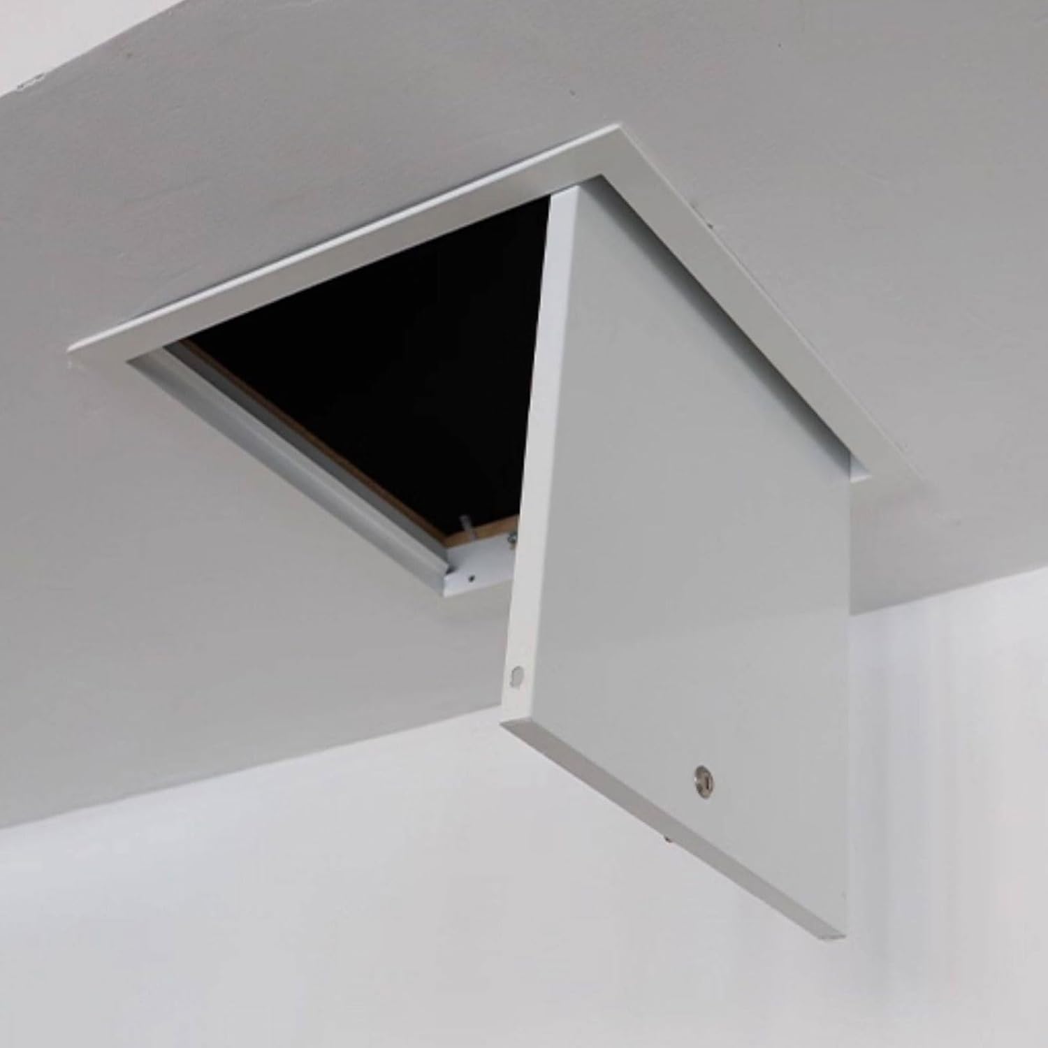 20x20in Magnetic White Access Panel - Easy Push Click Installation for Attics, Crawl Spaces & Plumbing - Durable Metal Wall Hole Door Cover