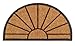 Imports Decor Half-round Rubber Back Coir Doormat, Sunburst, 18-Inch by 30-Inch