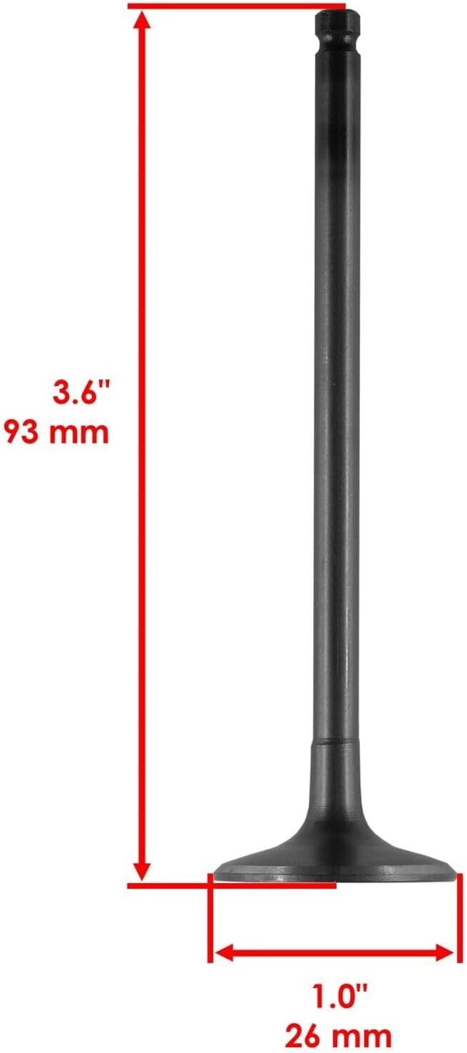 Caltric 12005-0047 49078-0014 12011-1051 Exhaust Valve Kit Compatible with Kawasaki