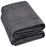 Weidemans Premium 2 Pieces Towel Set Including 2 Exclusive Bath Towels 35" X 70" Color: Dark Grey 10