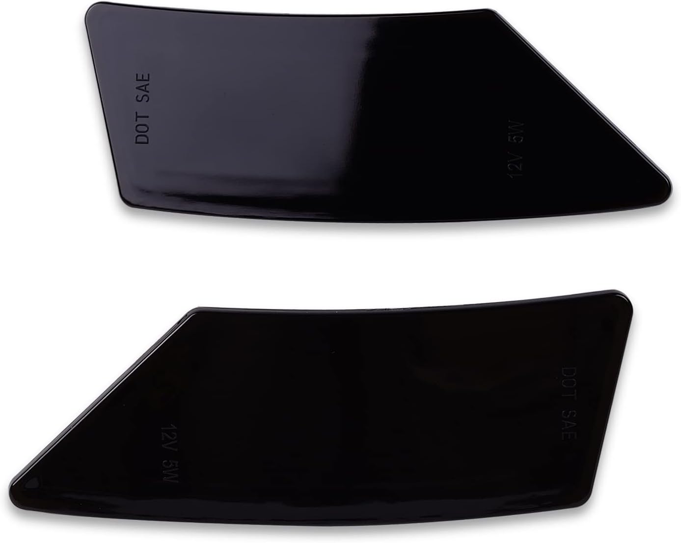 runmade 2pcs Front Bumper Fender Side Marker Light Smoked Lens Amber Lamp Assembly Compatible with Ford Ranger Lariat XL XLT 2019-2022