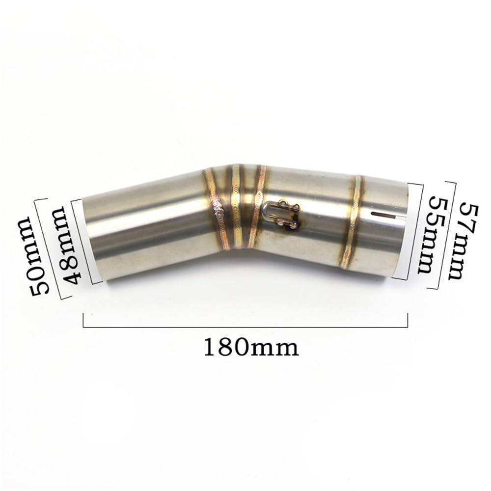 Exhaust Pipe Silencer Pour F 800 GS ADV F800 Silencieux D'échappement Tuyau De Liaison Intermédiaire Pour F800GS 2008-2017 Pour F650GS 2008 2012 Pour F700GS 13-17