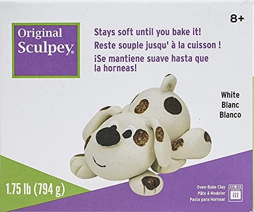 Sculpey: Original Clay: White - 1.75 lb - Polymer Oven Bake Clay,...