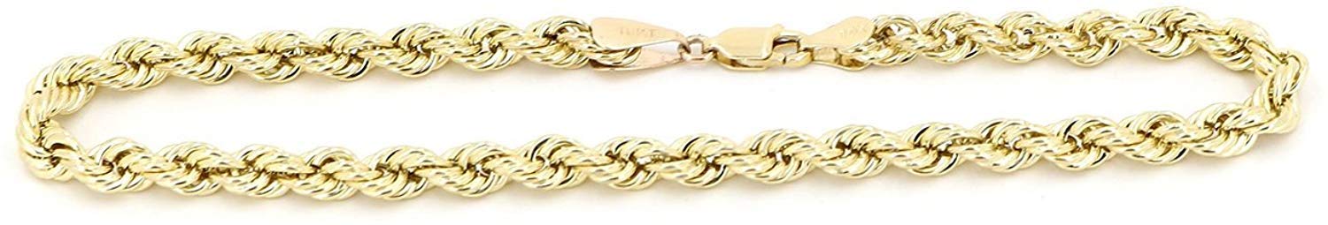 PRINS JEWELS Bracciale in oro giallo 750, 18 carati, 3 mm di larghezza