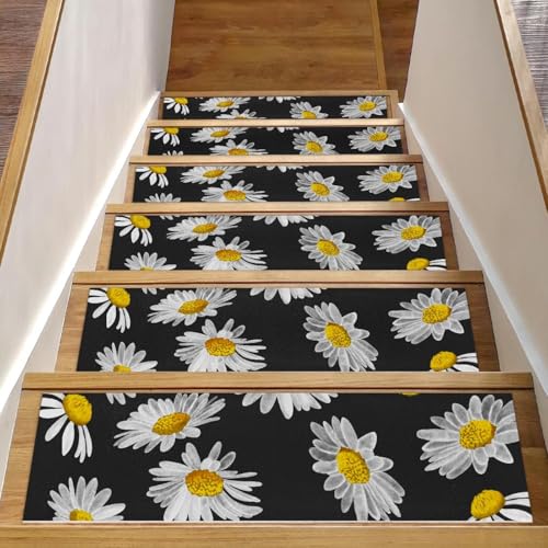 Tapis d'escalier antidérapants pour stopper les chutes sur marches en bois