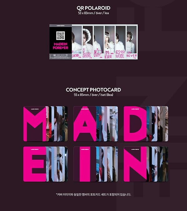 MADE IN FOREVER(愛、恐れる)NEMO Album Ver.[ランダムバージョン] QRカード+フォトカード3枚+コン