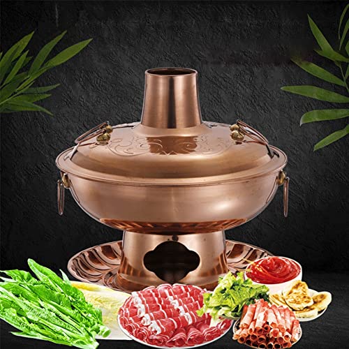 Olla Caliente China de Cobre Tradicional 26cm miniatura 2