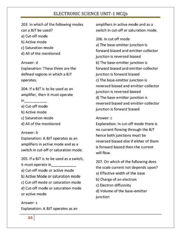 Image of EduIQ Complete Electronics Science MCQ Book (Units I to X) Bhardwaj Academy | NTA /UGC-NET /SET
