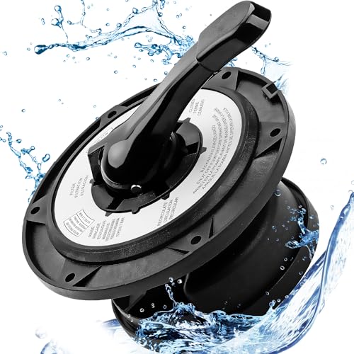 Fexhull SPX0714BA Cover Key and Handle Assembly Replacement for Hayward Multiport Valve and Sand Systems, SPX0714BA Multiport Valve Cover Assembly Fit for Hayward SP0714T and S210S, S220T2 Series