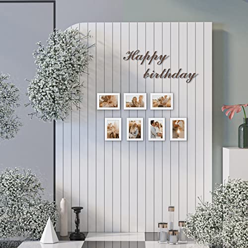 Giftgarden White 4X6 Picture Frame 7 Pack, Modern White Woodgrain 4 By 6 Photo Frames For Wall Or Tabletop Display #TOP4