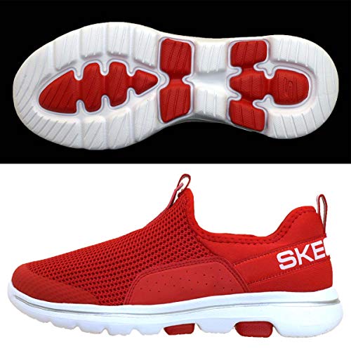 Skechers Go Walk 5 Sovereig Sapatilha Feminino, 37, Vermelho