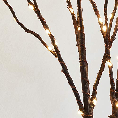 Litbloom Lighted Brown Willow Branches 30In 100 Led With Timer Battery Operated, Tree Branch With Warm White Lights For Holiday Christmas Decoration Indoor Outdoor Use #TOP5